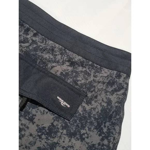 WAVEZONE Mens Grey & Black Performance Board Beach Surf Swim Shorts Size 40 - Picture 4 of 7